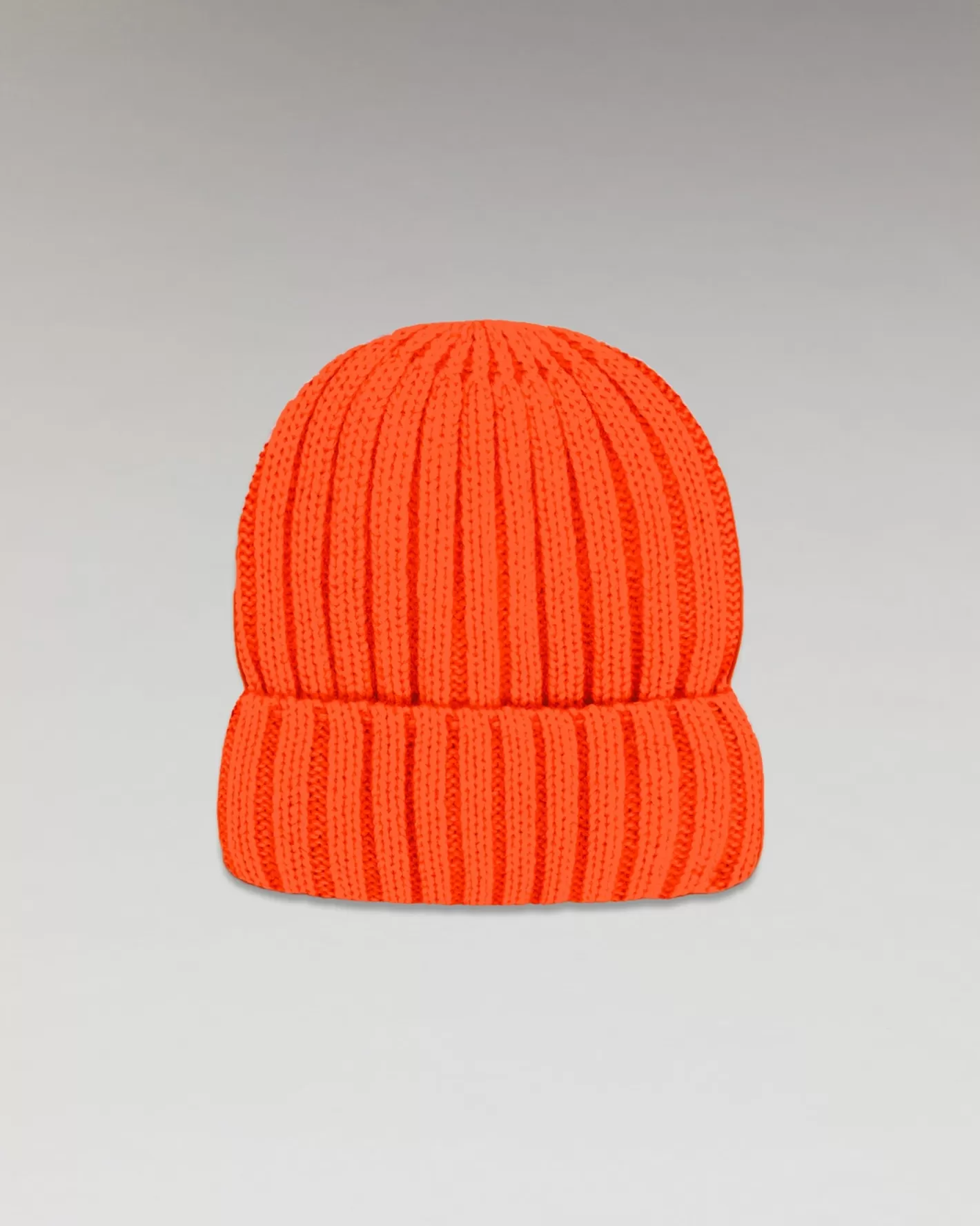 FROM FUTURE Bonnets En Cachemire | Bonnet à Revers à Côtes Disco Orange