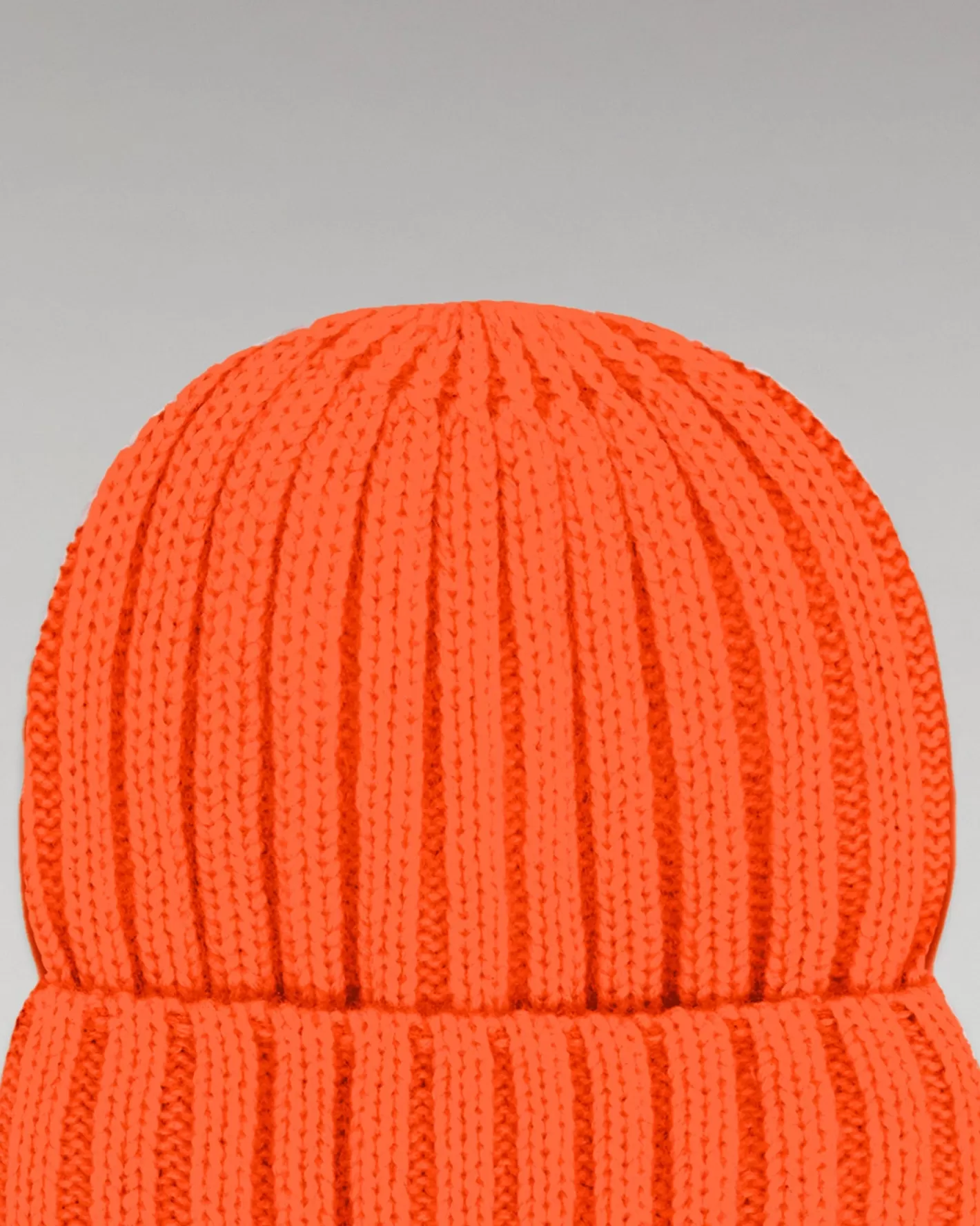 FROM FUTURE Bonnets En Cachemire | Bonnet à Revers à Côtes Disco Orange