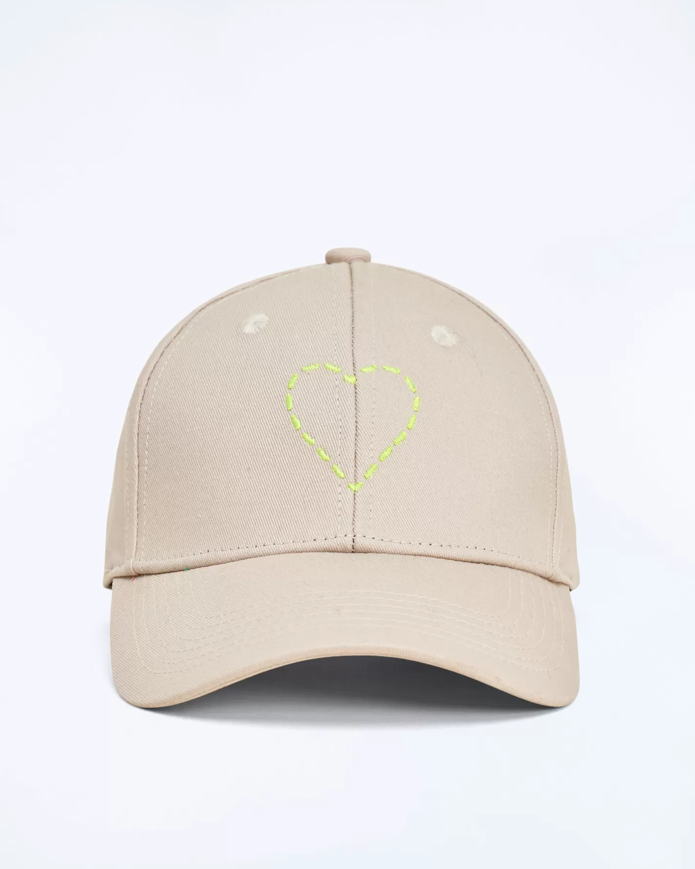 FROM FUTURE Casquettes | Casquette à Visière Courbée Coeur Sable