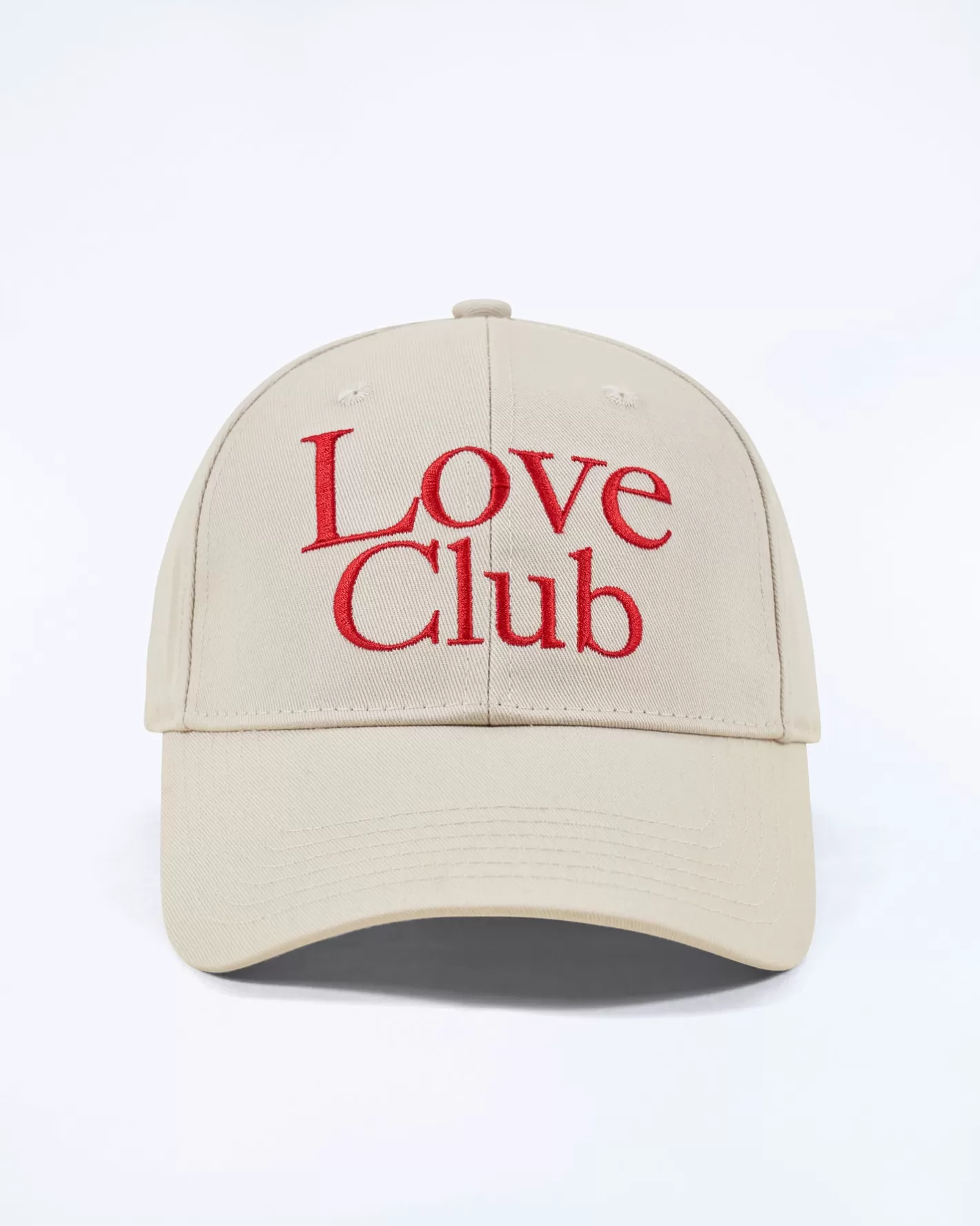 FROM FUTURE Casquettes | Casquette à Visière Courbée Love Club Sable