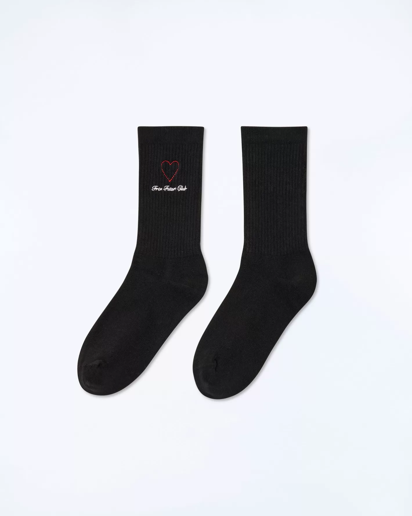 FROM FUTURE Chaussettes | Chaussettes Mi-hautes Coeur Noir