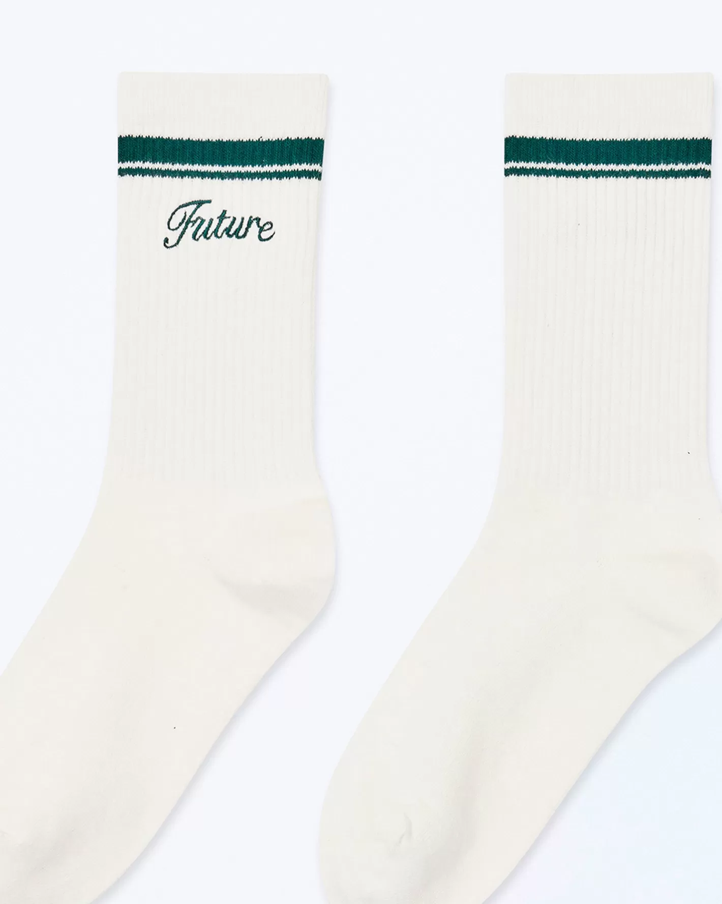 FROM FUTURE Chaussettes | Chaussettes Mi-hautes Future Ecru