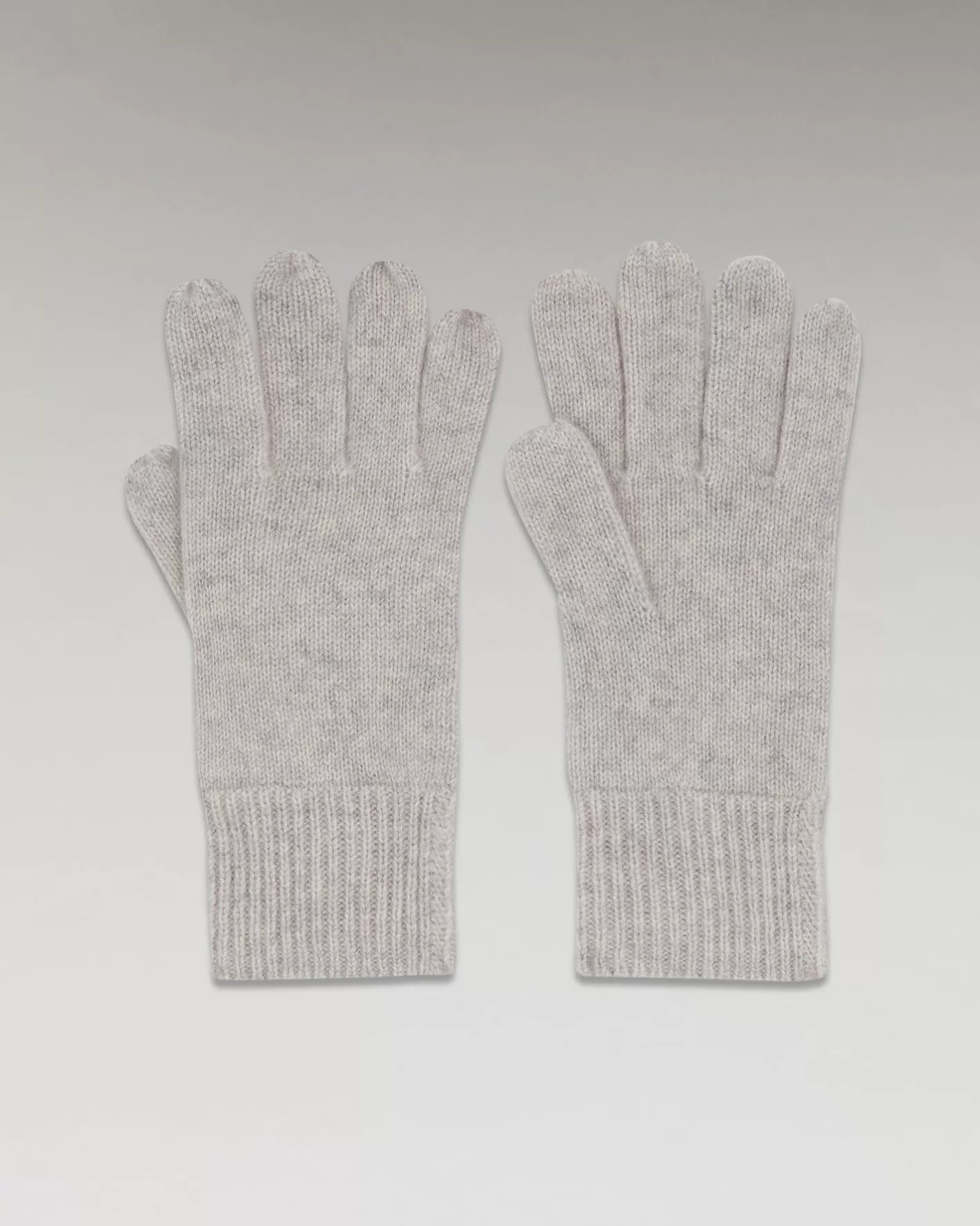 FROM FUTURE Gants En Cachemire | Gants Regular Basique Gris Chiné Clair