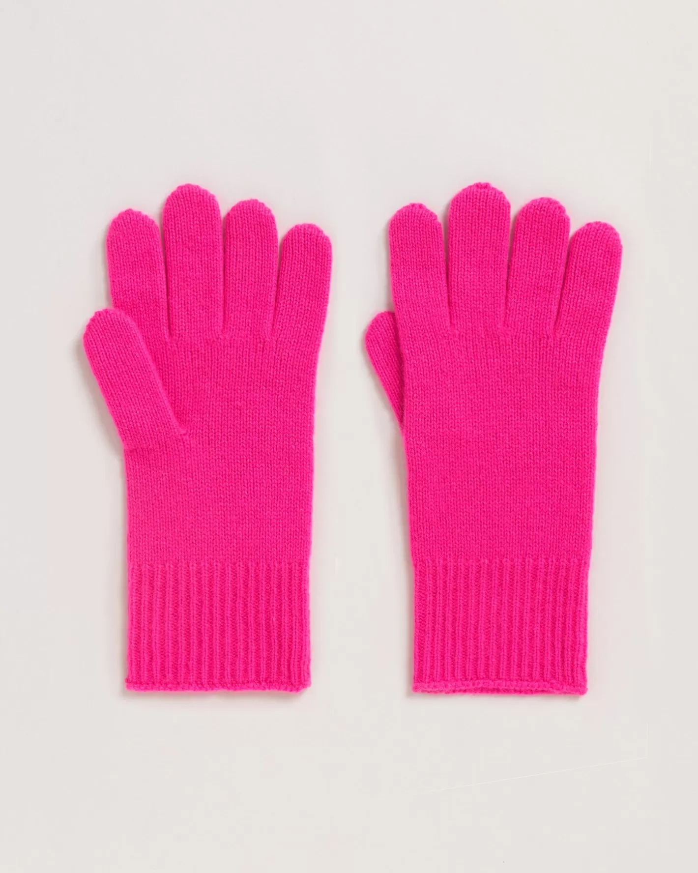 FROM FUTURE Gants En Cachemire | Gants Regular Basique Winter Fuschia