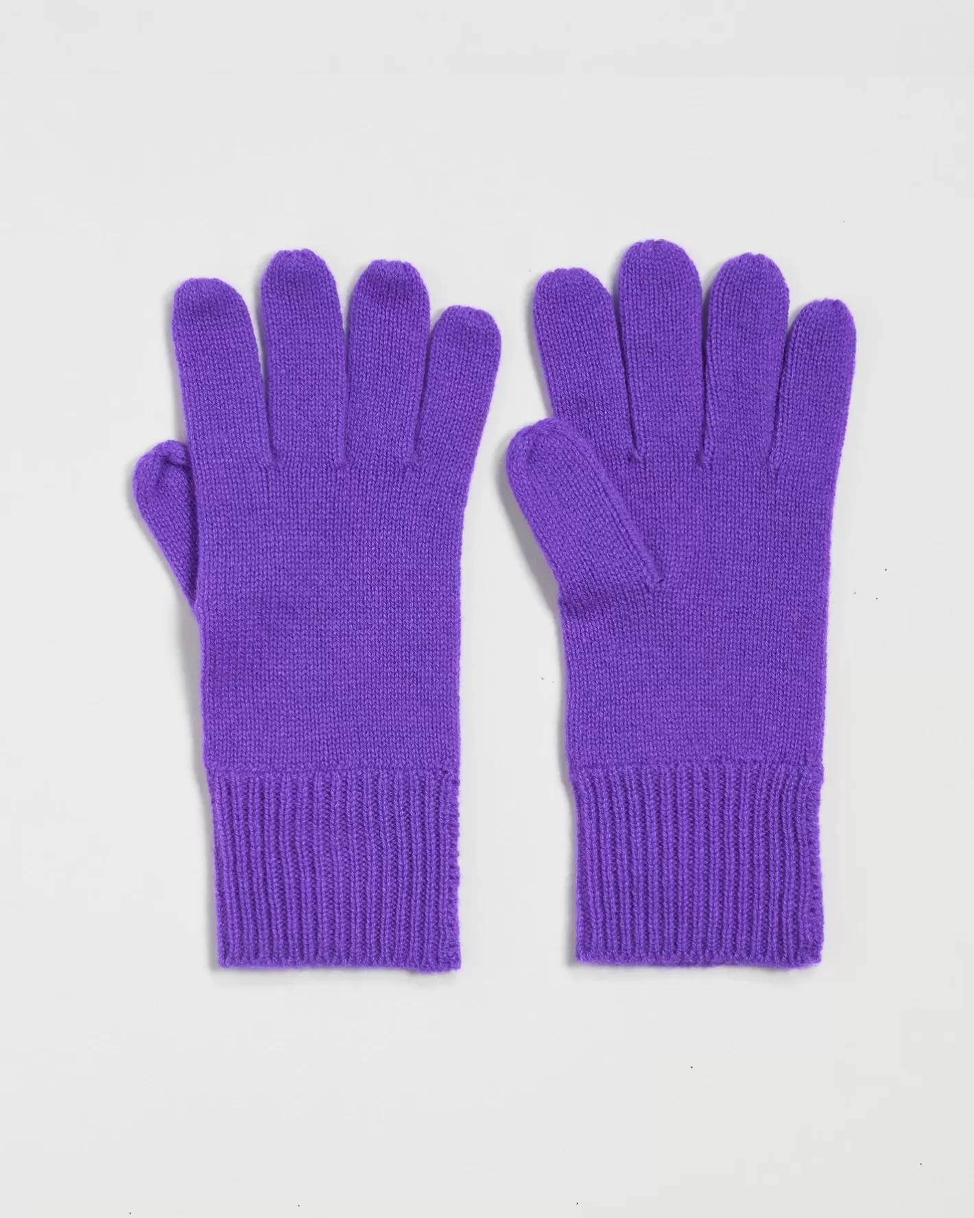 FROM FUTURE Gants En Cachemire | Gants Regular Basique Violet Fluo