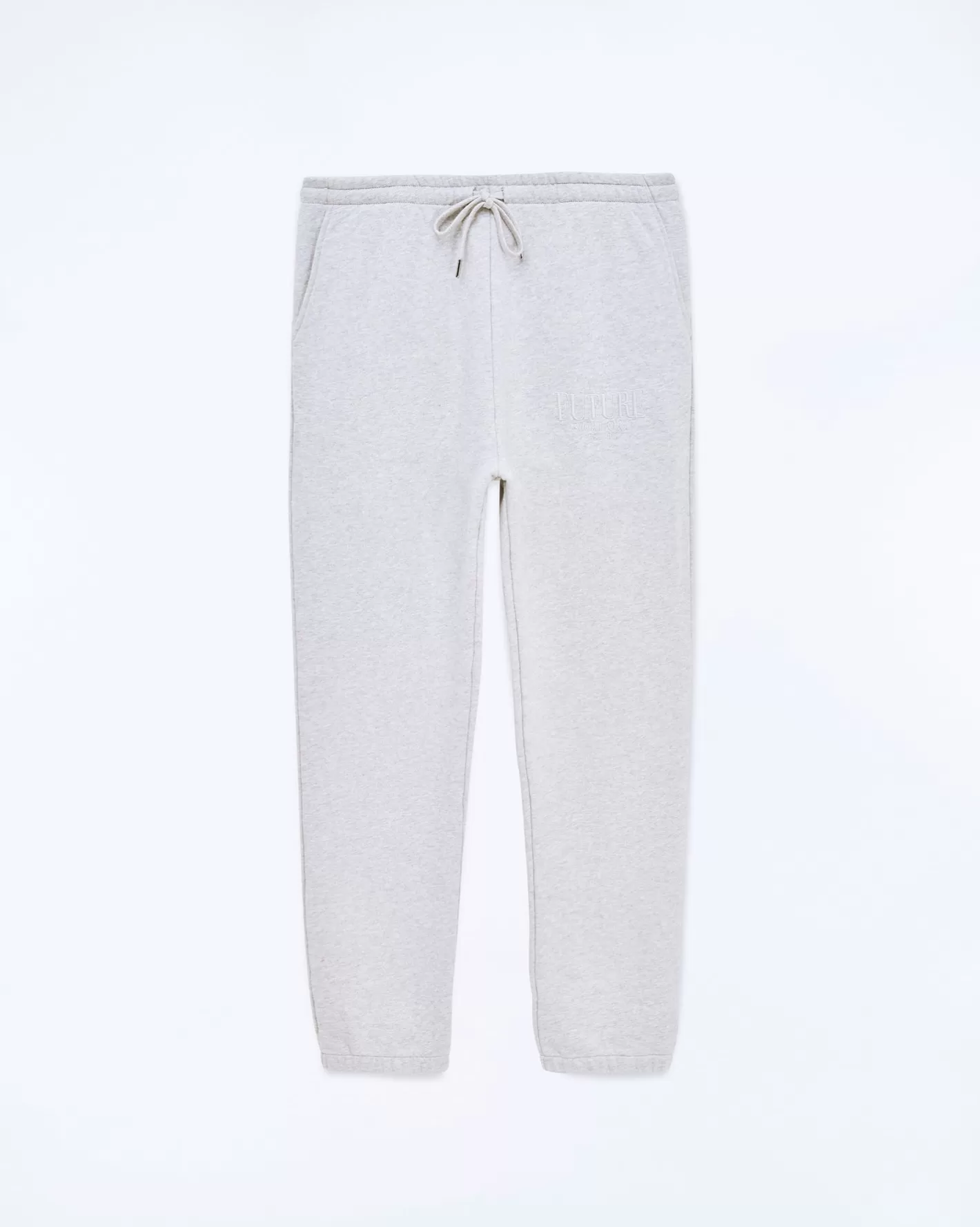 FROM FUTURE Joggings | Jogging Droit Gris Chiné Clair