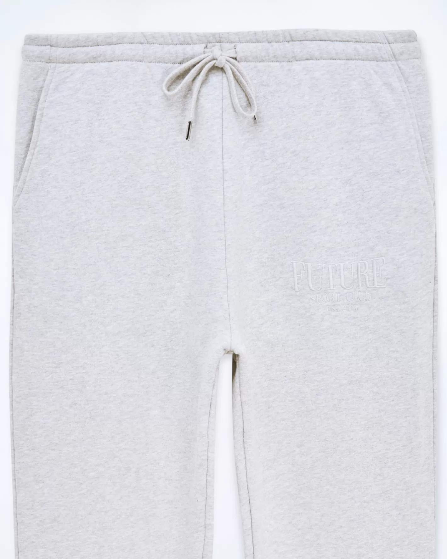 FROM FUTURE Joggings | Jogging Droit Gris Chiné Clair