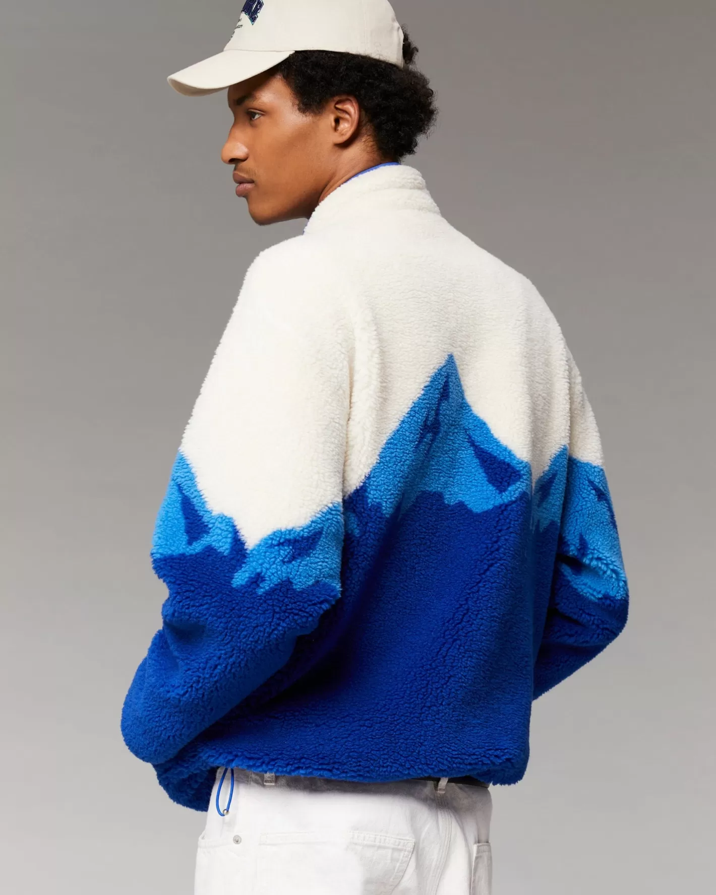 FROM FUTURE Manteaux Et Vestes | Outerwear Veste Sherpa Montagne Pop Blue