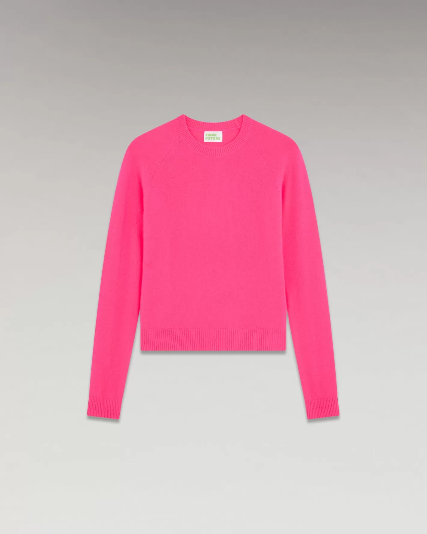 FROM FUTURE Cols Ronds Cachemire | Pulls En Cachemire | Pull Col Rond Léger Winter Fuschia