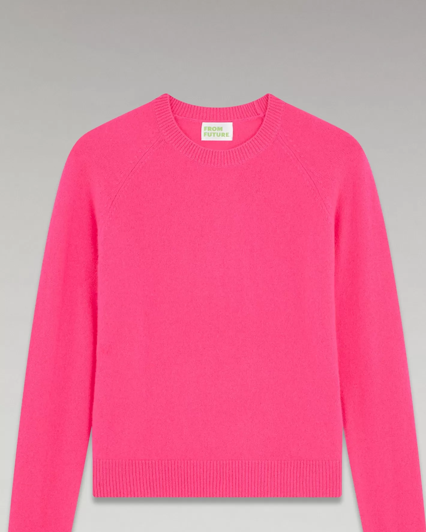 FROM FUTURE Cols Ronds Cachemire | Pulls En Cachemire | Pull Col Rond Léger Winter Fuschia